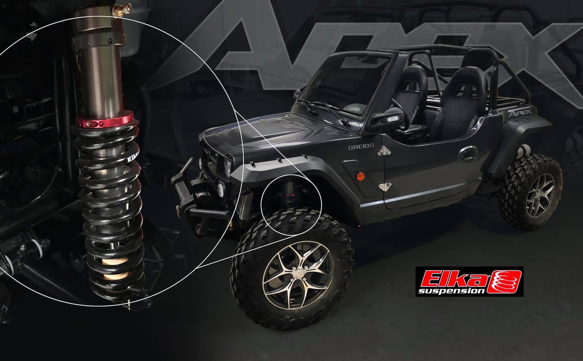 Black Reeper Apex with Elka performance suspension