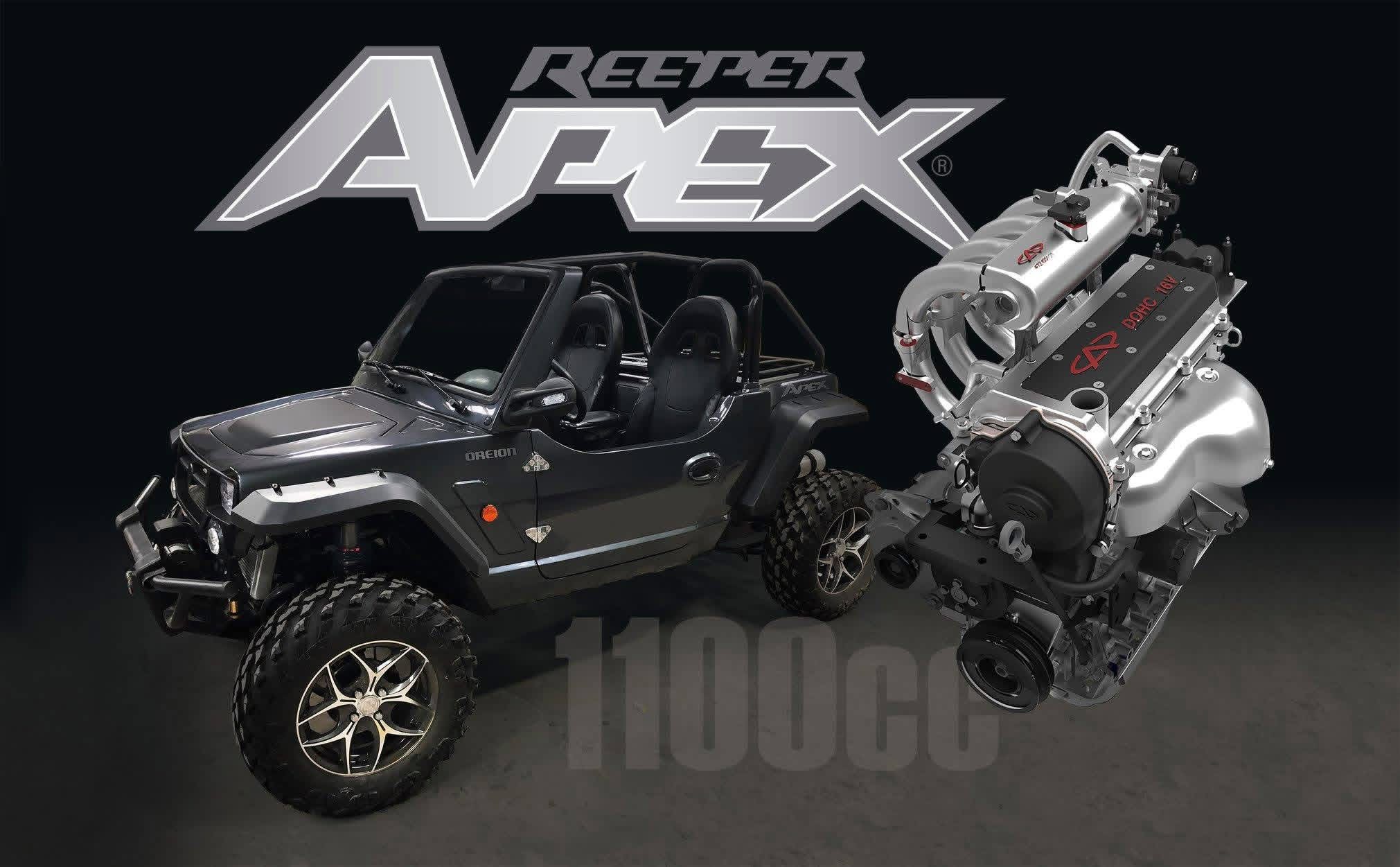 Black Reeper Apex with 1100cc engine illustration