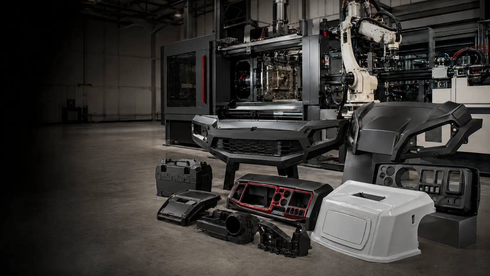 Advanced plastic manufacturing facility with automotive, powersports and marine molded components